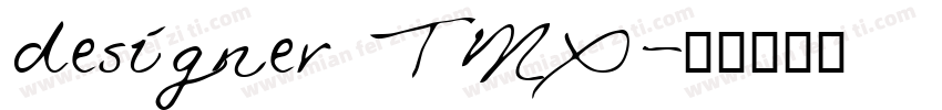 designer TMX字体转换